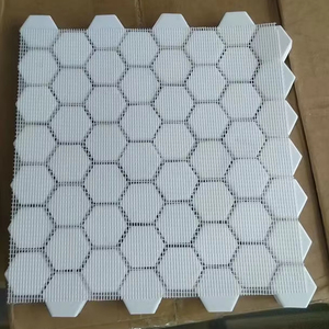 Керамическая плитка из оксида алюминия для защиты оборудования от истирания, укрепления поверхностей желобов, бункеров, циклонов и трубопроводов - Product Image 2