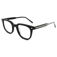 Lunettes de vue unisexes de haute qualité, monture optique en acétate, modèle Sara 5505, rondes, prêtes à l'emploi