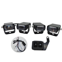 Luces Auxiliares para Automóvil, Luces LED para Parrilla, Luces Altas y Bajas con Flash, Luz de Trabajo Antiniebla, Luz Externa para Vehículos Todoterreno y Camiones