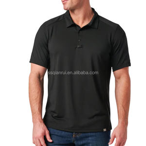 Polo en polyester à logo personnalisé, coupe ajustée, sensation <span class=keywords><strong>de</strong></span> fraîcheur, manches courtes, évacuation <span class=keywords><strong>de</strong></span> l'humidité, t-shirts <span class=keywords><strong>de</strong></span> performance, polo tactique - Product Image 4