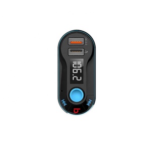 Reproductor MP3 Portátil BT66D con Bluetooth, <span class=keywords><strong>Kit</strong></span> Manos Libres para Encendedor de Cigarrillos, Cargador USB Dual, Transmisor FM, Reproductor MP4 + 1 Año de Garantía - Product Image 3