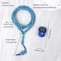 Tasbih musulman en gros avec compteur numérique électronique, 99 perles de prière, cadeau de l'Aïd, collier de prière pour femme