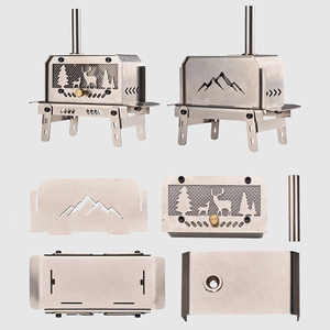 <b>Mini</b> <b>Wood</b> Stove Tabletop Camping <b>Burner</b> Portable Incense Aroma Diffuser Outdoor Fire Stove - Product Image 5