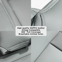 Housse de siège de voiture en cuir NAPA respirante toutes saisons, ensemble complet PRIMEFIT X6 K5 5 pièces, couleur et logo personnalisables