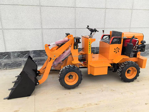 Petit chargeur <span class=keywords><strong>à</strong></span> quatre roues motrices diesel, petite <span class=keywords><strong>pelle</strong></span>, véhicule de nettoyage du fumier agricole, <span class=keywords><strong>pelle</strong></span> de chantier - Product Image 4