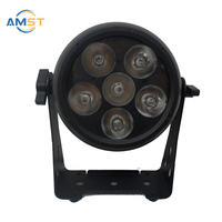 Projecteurs LED à batterie IP65 étanches 6x20W RGBWAUV 6-en-1 DMX512 avec télécommande et contrôle sonore pour éclairage de scène extérieur
