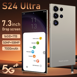 S24 Ultra Telefono per Anziani 5G, Schermo Grande da 7,3 Pollici, Batteria <span class=keywords><strong>a</strong></span> Lunga Durata 8000mAh, 16GB 1TB, Facile da Usare, Sblocco con Riconoscimento Facciale e Impronta Digitale, Conveniente e Semplice - Product Image 5