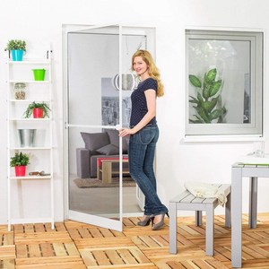 Zanzariera a Battente con Telaio Fisso in Alluminio, <span class=keywords><strong>Rete</strong></span> Anti-Insetti Durevole <span class=keywords><strong>per</strong></span> la Protezione Domestica - Product Image 2