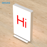 Boîte à lumière LED publicitaire personnalisée, panneau de menu de table portable, boîte à lumière double face, enseigne pour restaurant/centre commercial/magasin