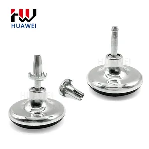 HUAWEI Increase Rod Chrome Bright Abs Plastic Carpet Wheel Support Sofa Leg Bed Caster Furniture Foot Pad