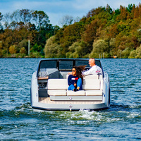 Ecocampor 7.99 mètres 12 hommes en aluminium bateau/Yacht de luxe avec canapés allongés à vendre