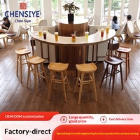 Tabouret de bar commercial en bois massif nordique, tabouret haut multifonctionnel, design moderne, mobilier de bar