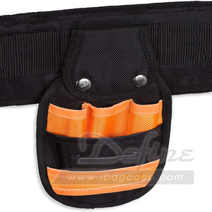 10 Pockets <strong>Work</strong> <strong>Belt</strong> Carpenter Tool <strong>Belt</strong> with Utility Pouch - Product Image 3