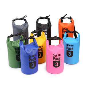Vente en gros Sac seau pliable en PVC Sac de rangement étanche à une épaule pour le rafting en plein air et les activités de plage - Product Image 6