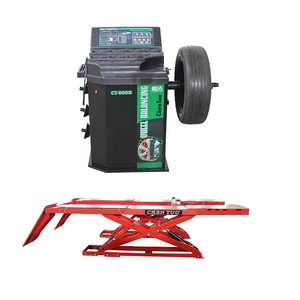 Elevador Hidráulico de Tijera Portátil CHENTUO CT607 de Cuatro Cilindros, Capacidad de 5t, Color Rojo, Ancho de Plataforma de 660 mm, Altura de 1800 mm, Aceite de 20MPA, 12 - Product Image 1