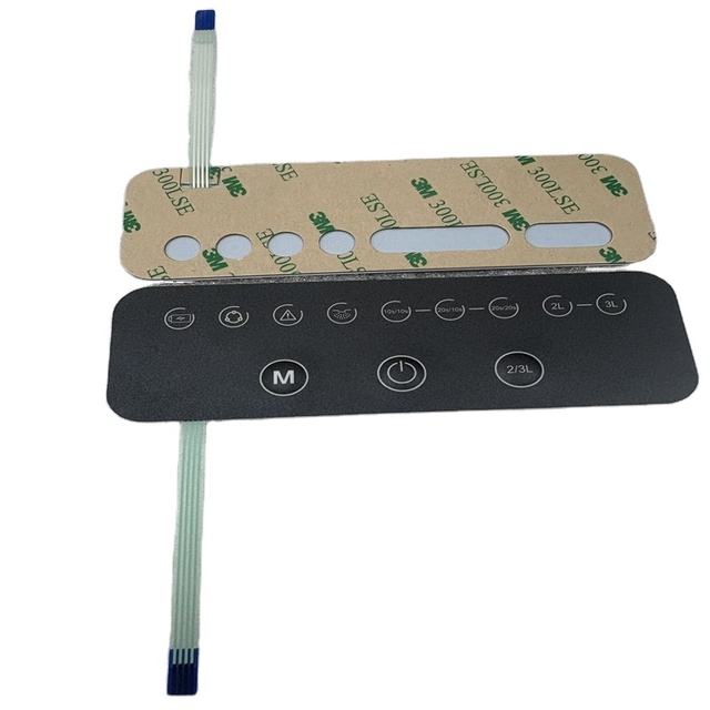 Outdoor Use Remote Controller Tactile Membrane Switch Keypad with Adhesive Environmental Protection ROHS/REACH Certified