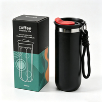 Mug Kopi Terisolasi Bebas BPA, Tahan Panas dan Dingin, Gaya Baru 2023, ODM, 480ml 350ml