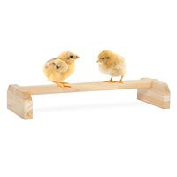 Perchoir en bois pour poussins, support autoportant pour l'entraînement, barre carrée en bois massif, pour l'exercice au sol dans le poulailler