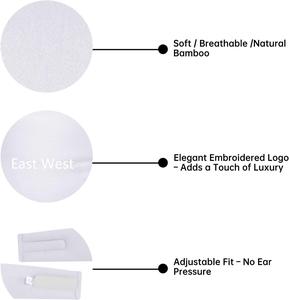 <span class=keywords><strong>Masque</strong></span> <span class=keywords><strong>de</strong></span> sommeil 3D sans pression avec sangle Velcro réglable, <span class=keywords><strong>tissu</strong></span> en bambou doux, OEM disponible - Product Image 5