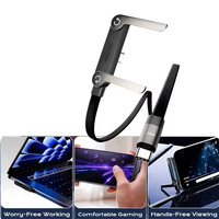 Câble de charge rapide Type-C 240W 5A avec gaine en nylon et support de téléphone pour iPhone, jeux, bureau, voyages, écouteurs et montres connectées