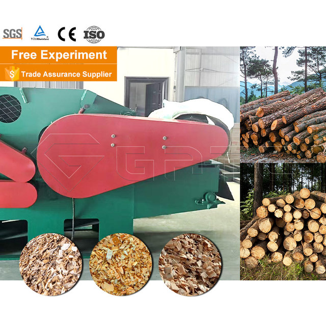 Factory Manufacturing Wood Chopper Wooden Cutter Machine Tree Branch Drum Chipper Equipment for Sale