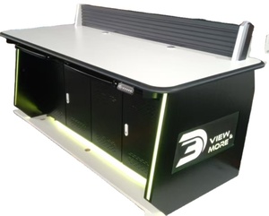 Bàn điều khiển giám sát trung tâm chỉ huy công thái học, nội thất thương mại cao cấp dành cho trường học, khách sạn, bàn điều khiển hiện đại phòng điều khiển - Product Image 2