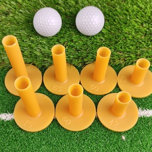 5 Tees de <span class=keywords><strong>Golf</strong></span> de Goma Acanalados, Duraderos y Reutilizables para Campo de Práctica, Accesorios de <span class=keywords><strong>Golf</strong></span> para Interiores y Exteriores - Product Image 2