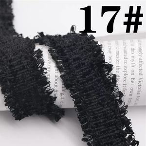 Potongan renda Rayon katun lebar 3cm untuk anak perempuan, tas garmen multiwarna gaya saluran Korea pita aksesori tenun tepi berjumbai - Product Image 6