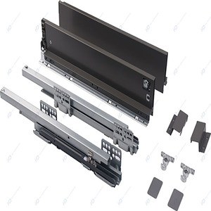 3D điều chỉnh tải mang tủ bếp đồ nội thất ngăn kéo hệ thống trượt kim loại mỏng hộp mỏng Hộp ngăn kéo trượt - Product Image 2