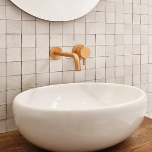 Piastrella Zellige Bianca 25x25 Cm Smaltata con Bordi Irregolari - Product Image 6