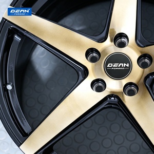 Para <span class=keywords><strong>CX5</strong></span> DEAN DP109, Nuevas Llantas de Aleación de Aluminio Forjado 6061 de Cinco Radios en Negro Bronce de 19 Pulgadas, 15-24 Pulgadas, 5x100/105/108/112/114.3/120 - Product Image 2