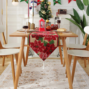 Giáng sinh Hươu hoa tùy chỉnh nhà bếp phòng ăn trang trí nội thất cảm thấy thêu bảng <span class=keywords><strong>RUNNER</strong></span> cho nhà bếp bên - Product Image 5