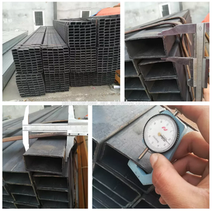 Chất lượng cao 40x40mm 80x80mm phần rỗng vuông ASTM A53 gr. <span class=keywords><strong>B</strong></span> Ống thép đen - Product Image 3