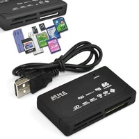 Mini lector de tarjetas USB3.0 todo en uno de alta velocidad compatible con tarjetas Micro USB TF/SD/MMC/XD/CF adaptador externo Compatible con MAC10 Win7/8