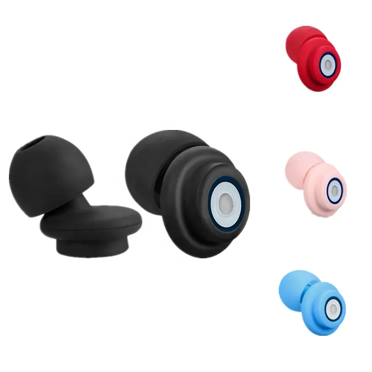 Wejump Custom LOGO CE Noise Reduction Ear plugs Sleep Filters High Fidelity Soundproof Swimming Silicone EarPlugs