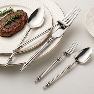 Juego de Cubiertos de Acero Inoxidable 18/10 con Acabado Espejo de Alta Calidad, Apto para Lavavajillas, Juego de Cubiertos 304 para Restaurantes <span class=keywords><strong>Michelin</strong></span> - Product Image 2