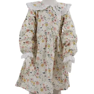 Robe de princesse de printemps et d'automne Version de la robe de fille à manches longues pour bébé fille