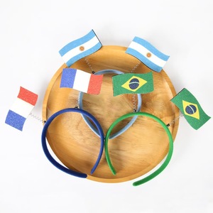 Diademas con Bandera Nacional para Fanáticos del Fútbol 2026, Accesorios para el Cabello de Animadoras, Recuerdos y Decoraciones para Fiestas de Fútbol - Product Image 5