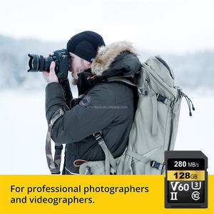 Tarjeta SD 4,0, 128, 130 GB, <span class=keywords><strong>V60</strong></span>, hasta 250 MB/s, velocidad de escritura, MB/s, velocidad de lectura para Vloggers profesionales, cineastas, fotógrafos - Product Image 5