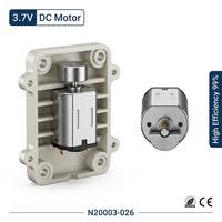 Moteur à balais CC à vibration modèle N20003 avec boîtier, 3,7 V, 8000 tr/min, ultra léger 4 g, faible bruit 40 dB, pour masseur cervical et jouet pour adulte