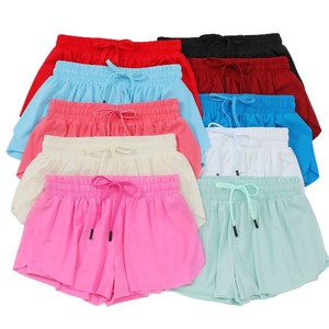 YIYI En gros Short papillon fluide 2-en-1 pour <span class=keywords><strong>femme</strong></span>, taille mi-haute, en soie glacée fluide, style preppy, pour le tennis, le yoga, l'entraînement et la course - Product Image 5