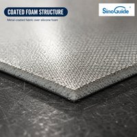 CF020-2 Peredam Gelombang Kain di Atas Busa Pelindung FOF EMI Shielding Gasket untuk Panel I/O Peralatan Jaringan LCD Plasma TV Server