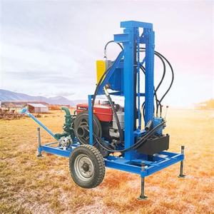 Plataforma de Perforación de Pozos de Agua Portátil con Ruedas Diésel de Gran Venta 2025, 150m 200m de Profundidad para Uso Minero - Product Image 3