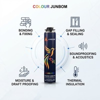 Mousse d'isolation thermique en polyuréthane JUNBOM multicolore pour joints de construction, étanchéité des portes et murs-rideaux