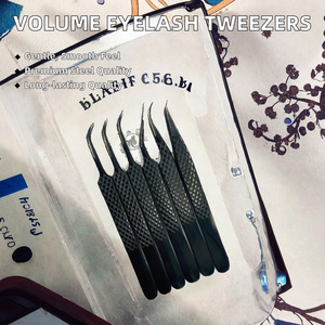 Pinces à épiler en acier inoxydable pointues de haute qualité, très vendues, pour extensions de cils - Product Image 2