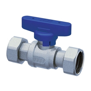 Valvola a sfera di intercettazione 3/4 pollici con filettatura F-F per sistemi HVAC - Product Image 1