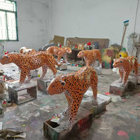 Promotion de Gros en Usine : Grandes Statues d'Animaux Personnalisées en Fibre de Verre – Statues de Léopards et Grandes Sculptures de Panthères à Vendre