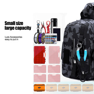 Fishing Rod Bag With Plug In Design Waterproof Oxford Cloth Large Capacity Shoulder Strap For Outdoor Fishing Gear Storage - Product Image 3
