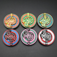 Nouveauté 10 couleurs de dés d'oeufs de dragon en métal Roulette unique 7 en 1 Spinner Dice pour les jeux du MDN