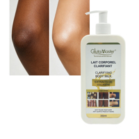 Lait Corporel Clarifiant Marque Blanche – Élimine les Taches, Exfolie, Hydrate, Éclaircit – Lait Corporel au Collagène pour Peaux Noires